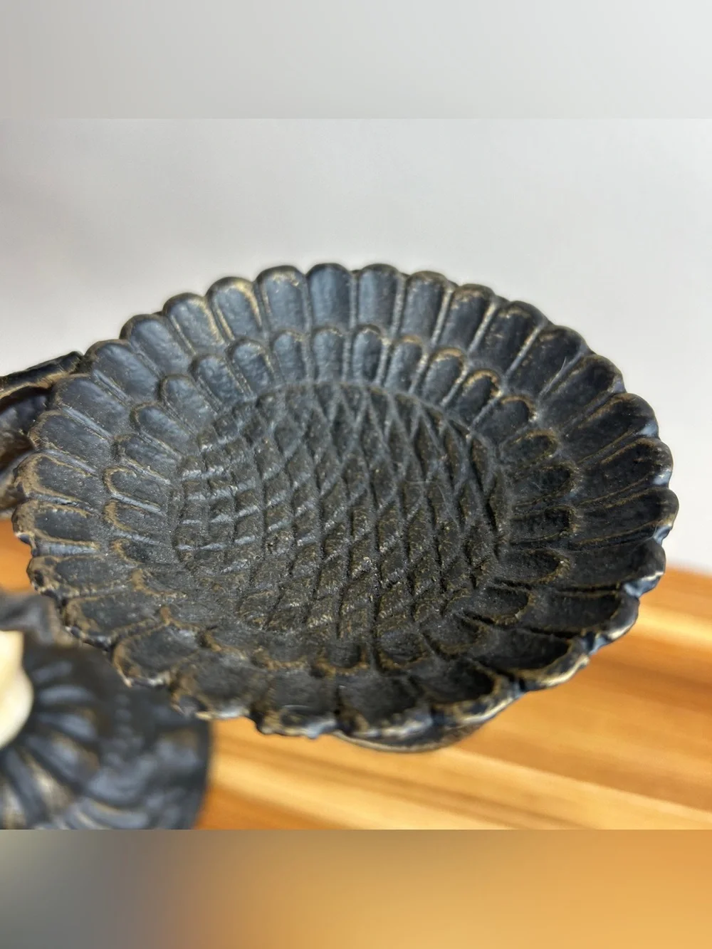 Cast Iron Candelabra Candle Holder